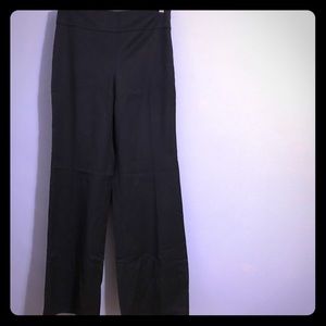 Ann Taylor high-waisted, wide-leg wool trousers